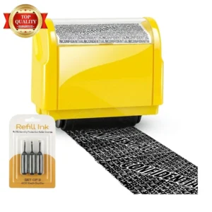 Identity Theft Protection Roller Stamp, Id Defender Roller Stamp, Confidential