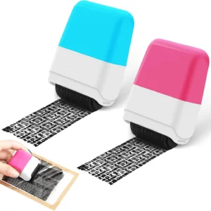 2PCS Identity Theft Protection Roller Stamp Guard ID Privacy Confidential Data