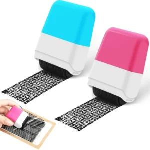 2PCS Identity Theft Protection Roller Stamp Guard ID Privacy Confidential Data